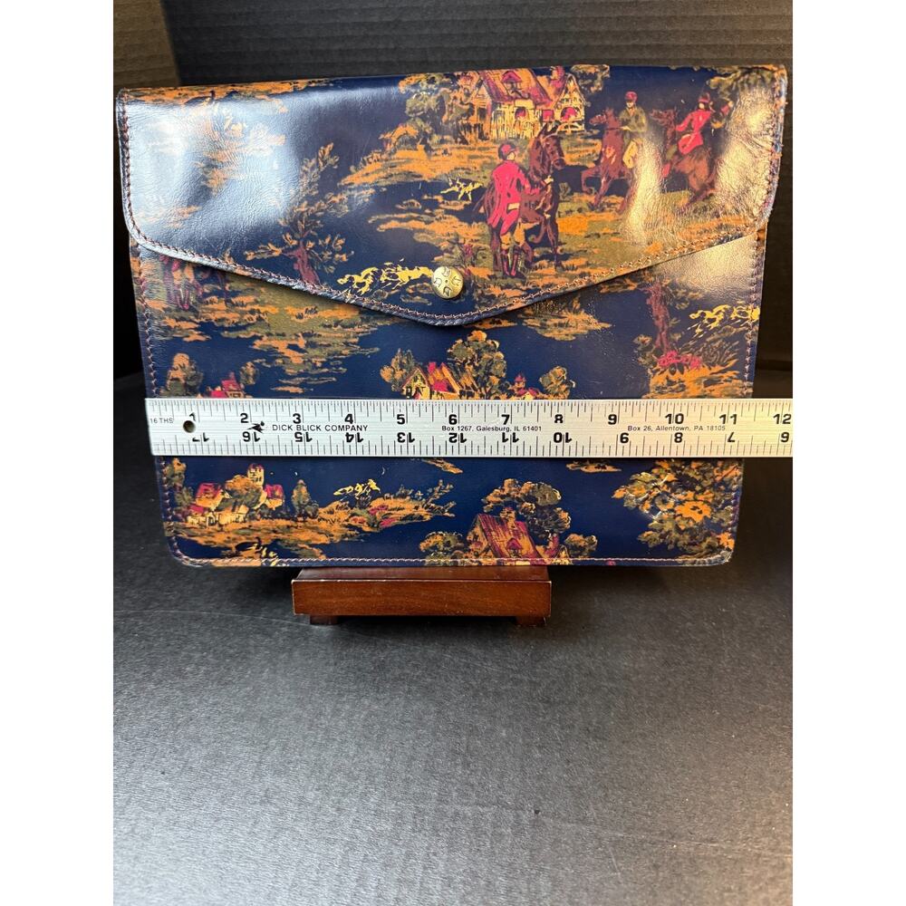 PATRICIA NASH Countryside Leather Pouch Clutch iPad Mini Tablet Case - Picture 12 of 13